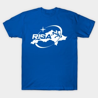 Rottnest Island Space Agency (RISA) Logo White T-Shirt